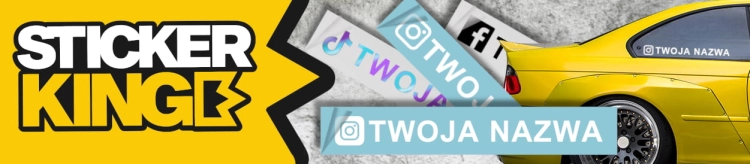 Personalizowane naklejki Social Media