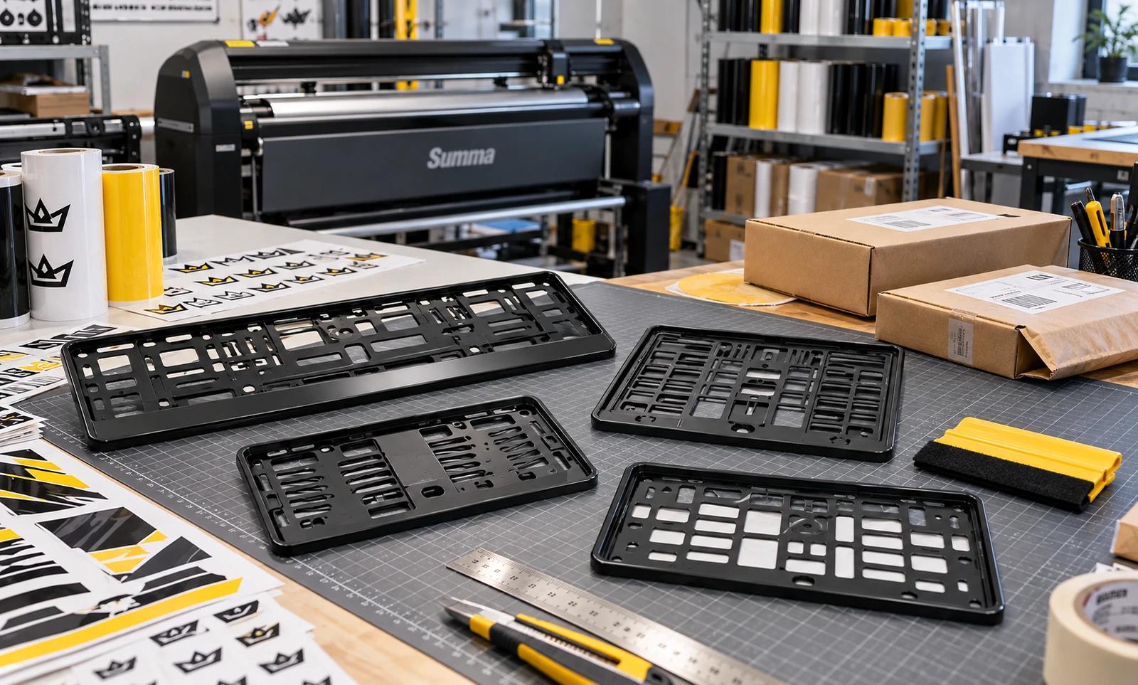 Produkcja naklejek, ramek i personalizowanych produktów STICKERKing