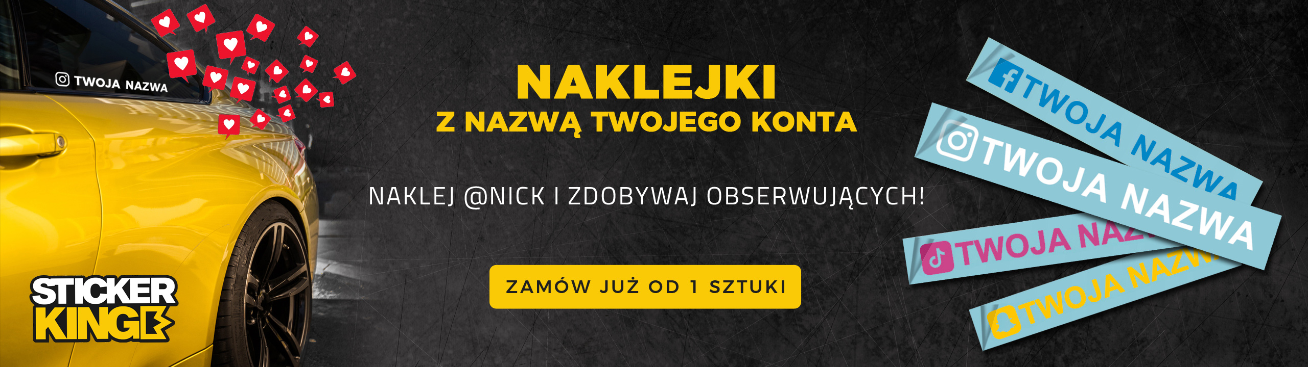 naklejki social media