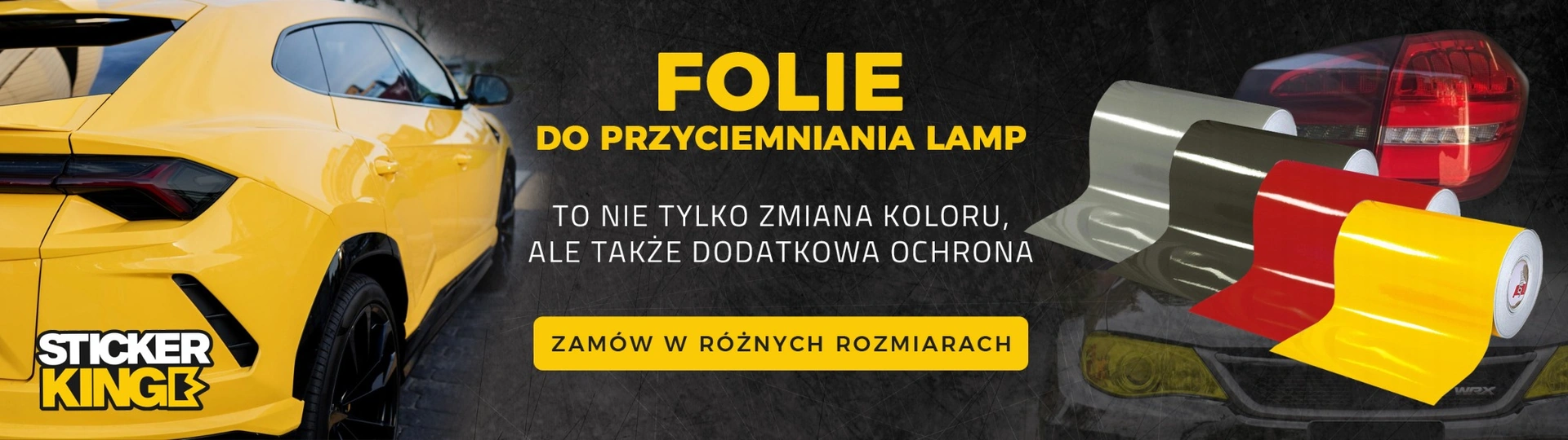 Folie do przyciemniania lamp samochodowych