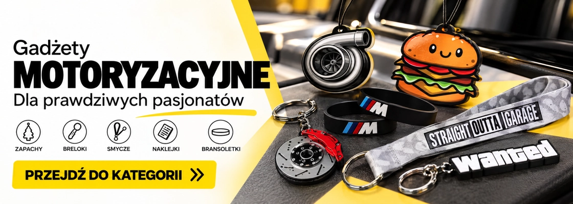 Gadżety motoryzacyjne – zapachy, breloki, smycze i bransoletki.webp